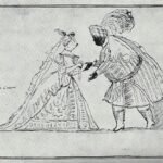 Caricature of soprano Francesca Cuzzoni and castrato Nicolò Grimaldi (Nicolini) by Antonio Maria Zanetti.
