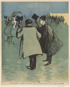 Second illustration from the L'Assiette au Beurre issue on journalists. 1903