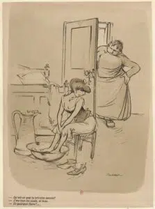 Daily life in Montmartre by Poulbot.