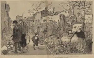 L'Assiette au Beurre. Two children discuss their poverty.