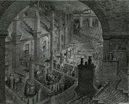 Over London by Rail by Gustave Doré