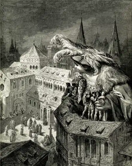 Illustration for Gargantua by Gustave Doré