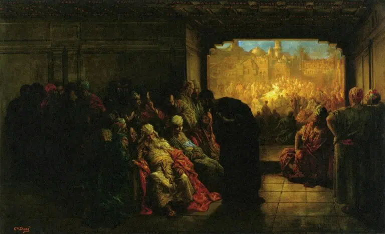 The House of Caiaphas by Gustave Doré