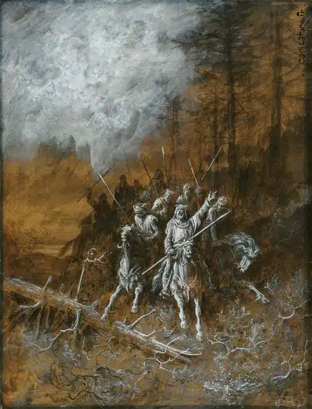 The March of the Knights by Gustave Doré