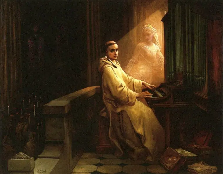 The Monk's Daydream by Gustave Doré