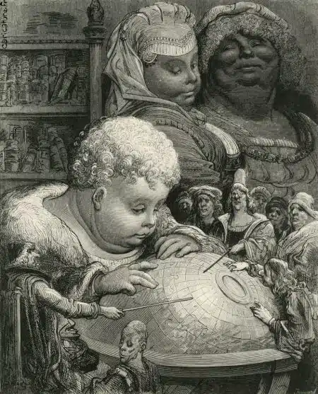 Illustration for Rabelais by Gustave Doré
