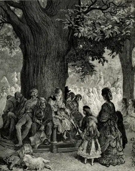 The Great Tree, Kensington Gardens by Gustave Doré