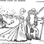 Caran d'Ache - Entry into society (L'entrée dans le monde). Le Figaro newspaper, January 3, 1898.