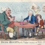 Young Roscius and Don John on the theatrical Pegasus (1809). A satire against the celebrity phenomenon and excessive enthusiasm for child actor William Betty.