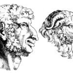 Man and sheep. De humana physiognomonia, Giambattista della Porta.