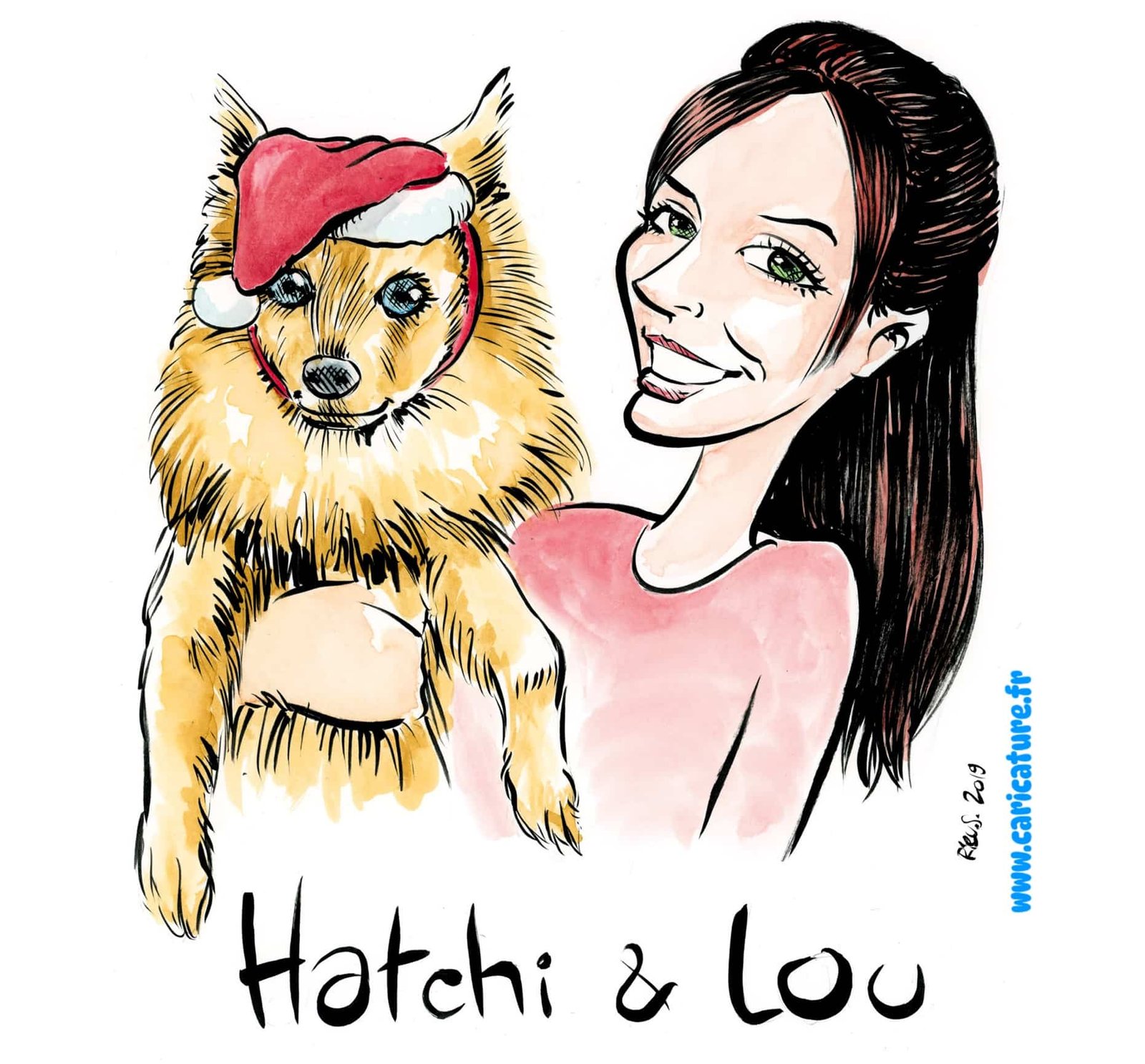 Dog and Owner Portrait