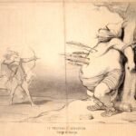 The Martyrdom of Saint Sebastian (1849). An oil sketch by Daumier exploring religious and historical themes.