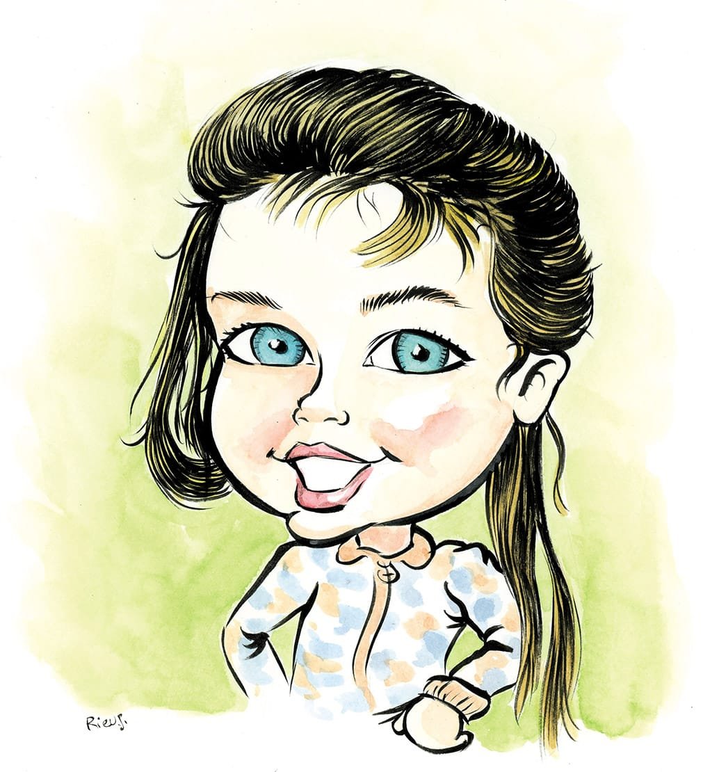 Child digital caricature